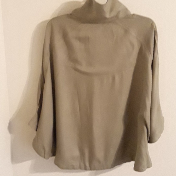 All For Color Olive Poncho Cape NWT - Picture 7 of 7